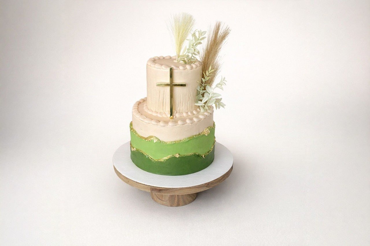 Pastry chef at work in a professional kitchen